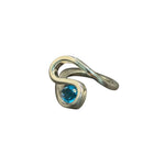 Load image into Gallery viewer, silver ring with topaz stone