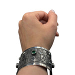Load image into Gallery viewer, silver bracelet with stone from dream garden collection
