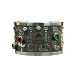 Load image into Gallery viewer, silver bracelet with stone from dream garden collection
