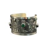 Load image into Gallery viewer, silver bracelet with stone from dream garden collection

