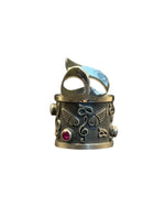 Load image into Gallery viewer, silver ring with stone
