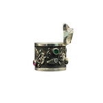 Load image into Gallery viewer, Silver ring with stone from the dream garden collection
