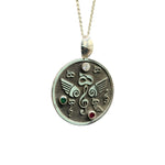 Load image into Gallery viewer, silver pendant with stone from dream garden collection
