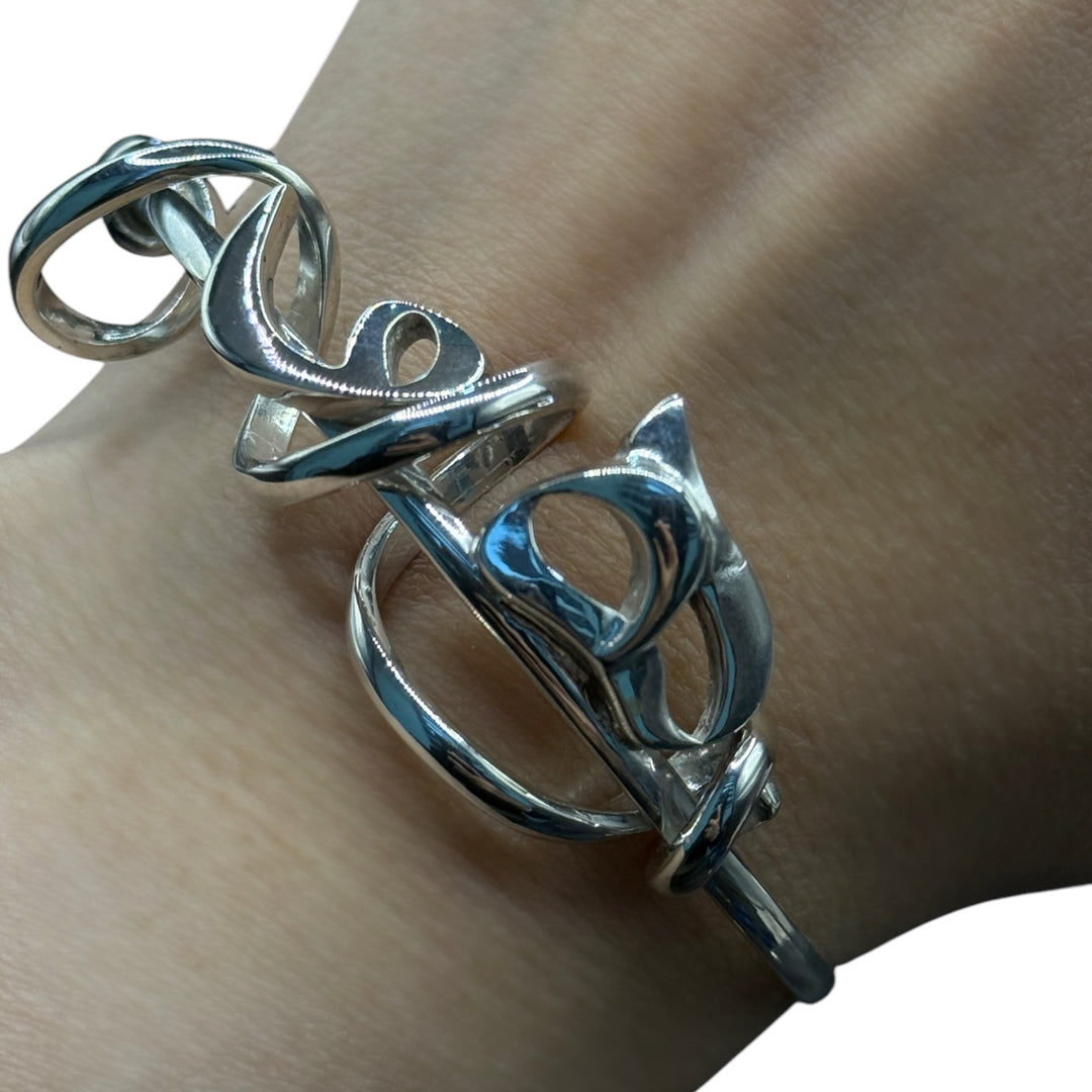 silver bracelet from the sama collection