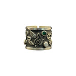 Load image into Gallery viewer, silver ring with stone from the dream garden collection
