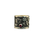 Load image into Gallery viewer, silver ring with stone from the dream garden collection
