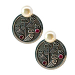 Load image into Gallery viewer, Silver earrings
