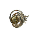 Load image into Gallery viewer, Silver ring with lemon quartz
