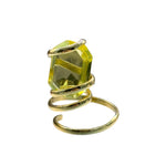 Load image into Gallery viewer, gold ring with lemon quartz
