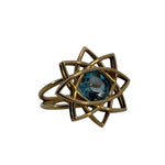 Load image into Gallery viewer, gold ring with topaz
