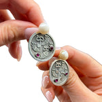 Load image into Gallery viewer, Silver earrings
